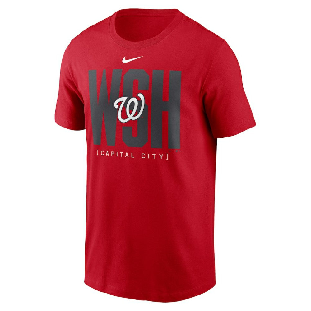 Washington Nationals Scoreboard T-Shirt Red