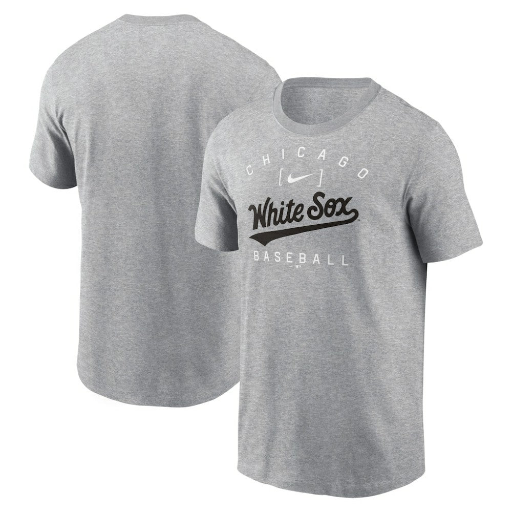 Chicago White Sox Home Team Athletic Arch T-Shirt Heather Gray