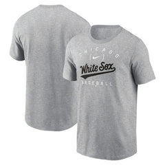 Chicago White Sox Home Team Athletic Arch T-Shirt Heather Gray