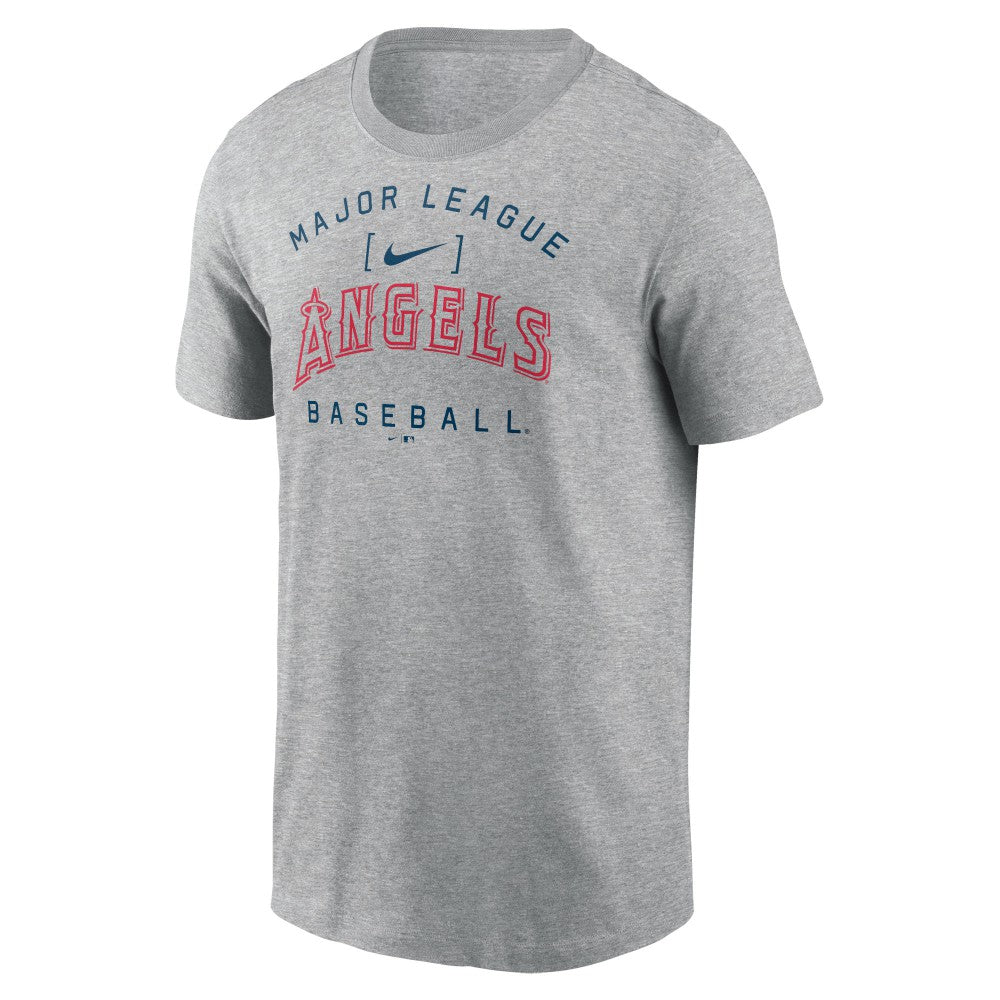 Los Angeles Angels Home Team Athletic Arch T-Shirt Heather Gray