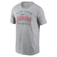 Los Angeles Angels Home Team Athletic Arch T-Shirt Heather Gray