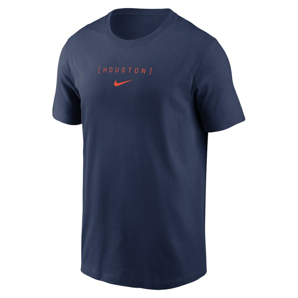 Houston Astros Large Logo Back Stack T-Shirt Navy