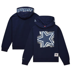 Dallas Cowboys Women's Gridiron Classics Big Face 7.0 Pullover Hoodie - Navy for sale