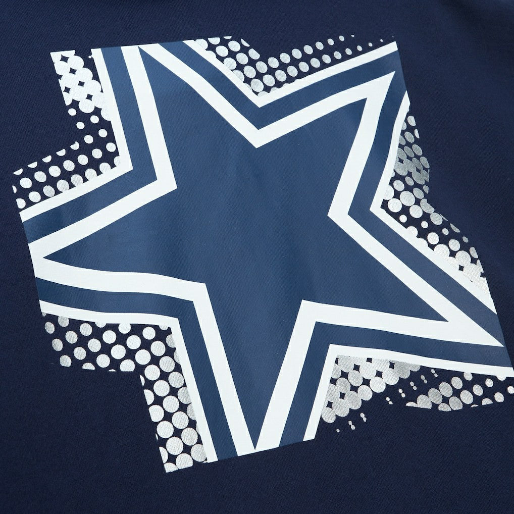 Dallas Cowboys Women's Gridiron Classics Big Face 7.0 Pullover Hoodie - Navy for sale