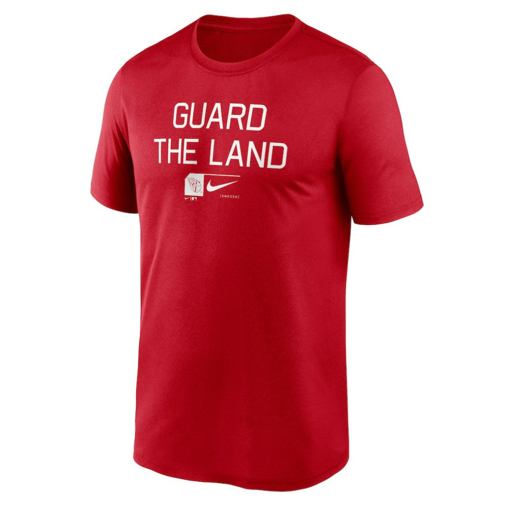 Cleveland Guardians Baseball Phrase Legend Performance T-Shirt Red