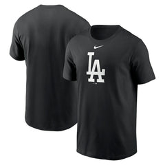 Los Angeles Dodgers Fuse Large Logo T-Shirt Black