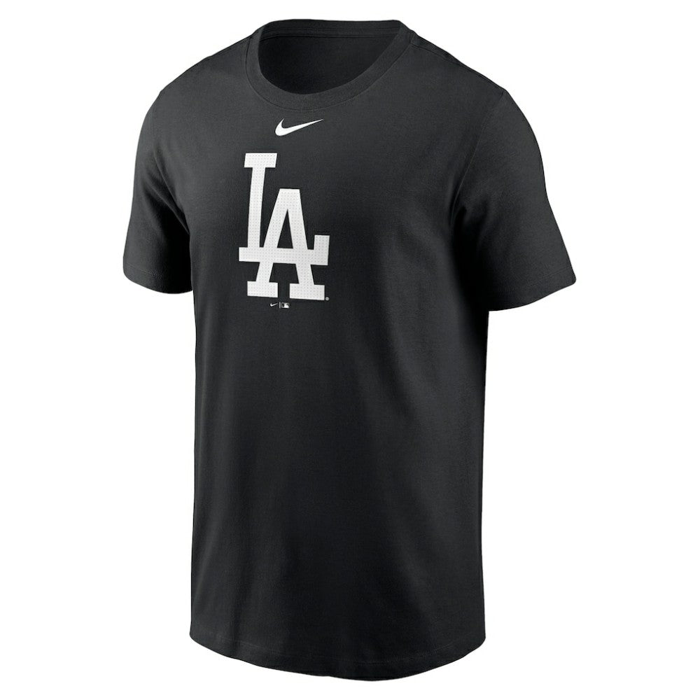 Los Angeles Dodgers Fuse Large Logo T-Shirt Black