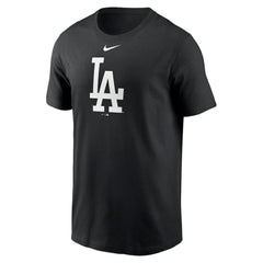 Los Angeles Dodgers Fuse Large Logo T-Shirt Black