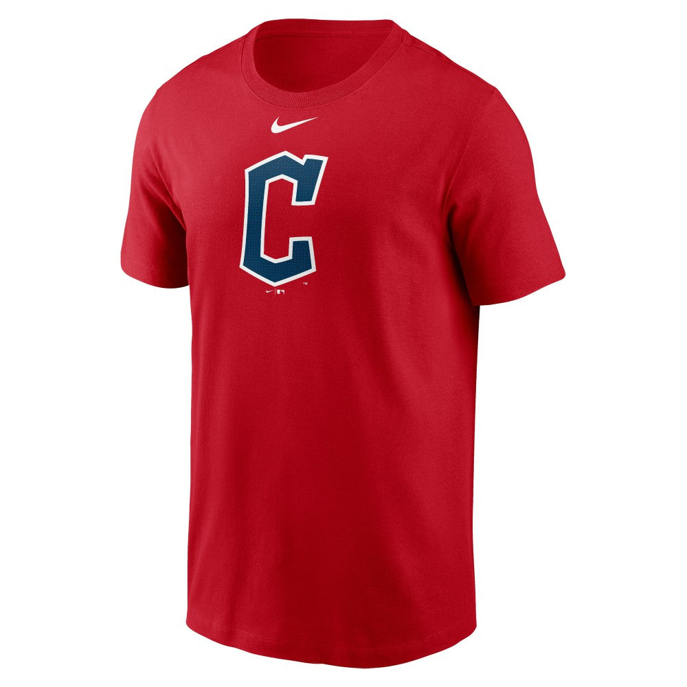 Cleveland Guardians Fuse Large Logo T-Shirt Red