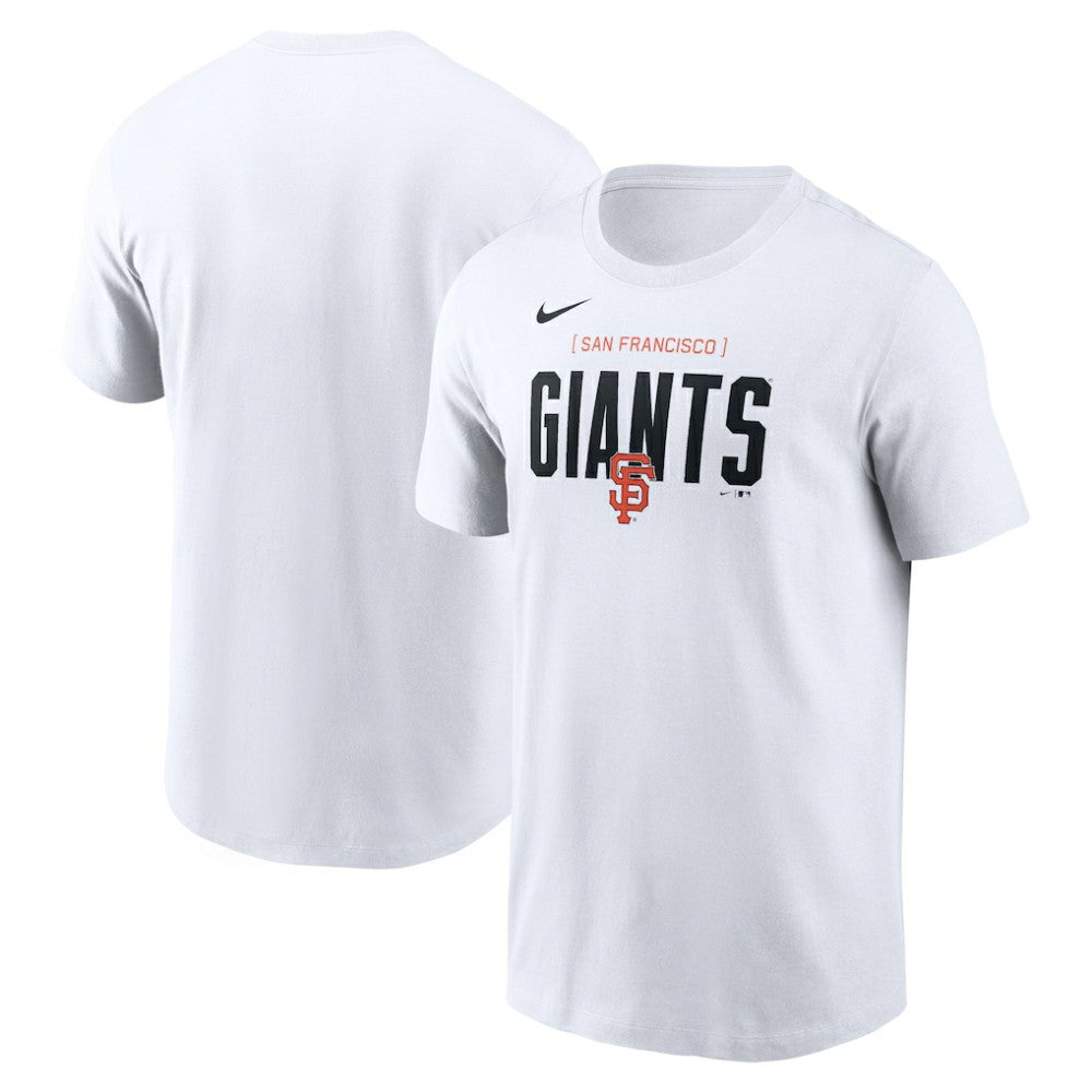 San Francisco Giants Home Team Bracket Stack T-Shirt White