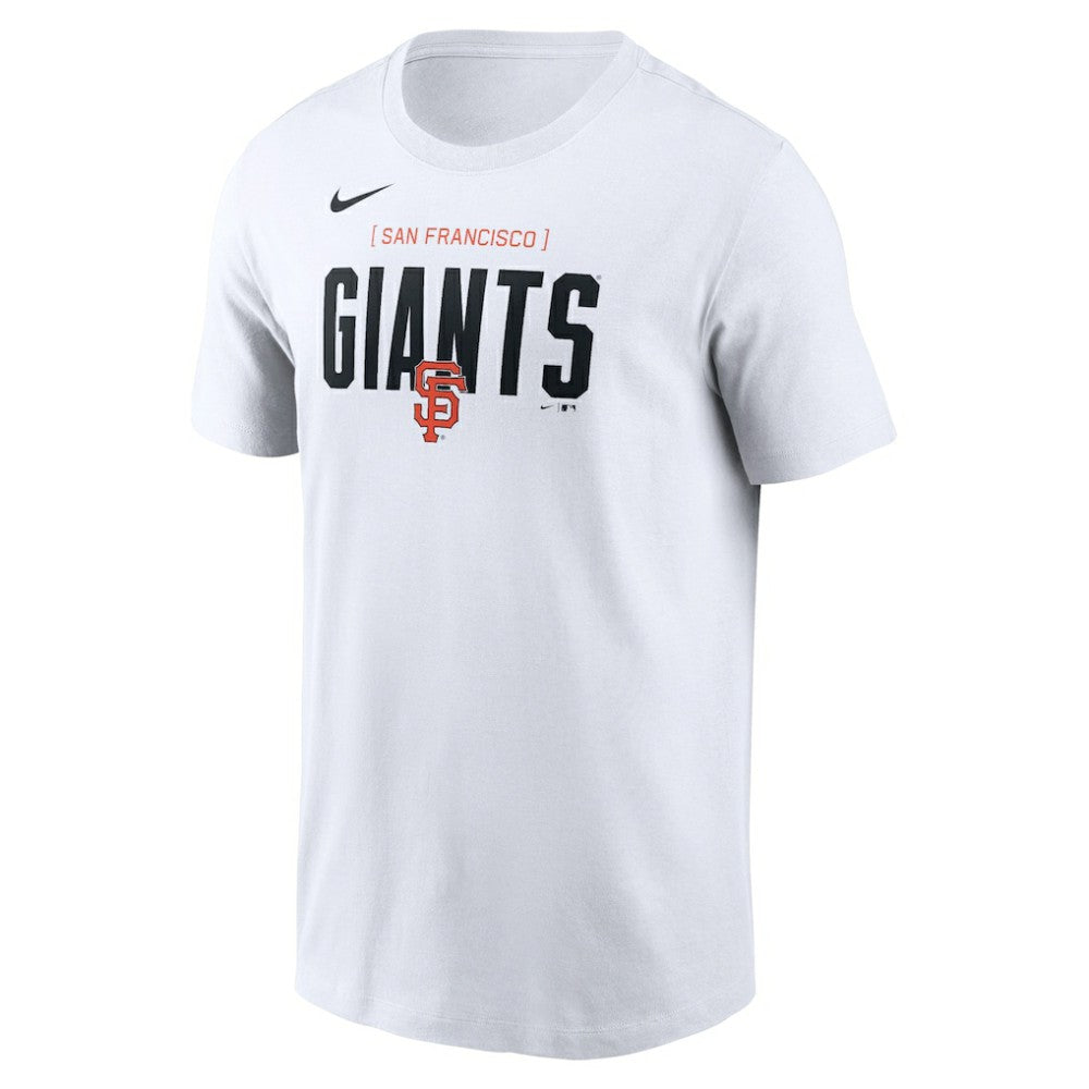 San Francisco Giants Home Team Bracket Stack T-Shirt White