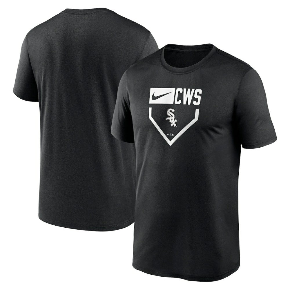 Chicago White Sox Home Plate Icon Legend Performance T-Shirt Black