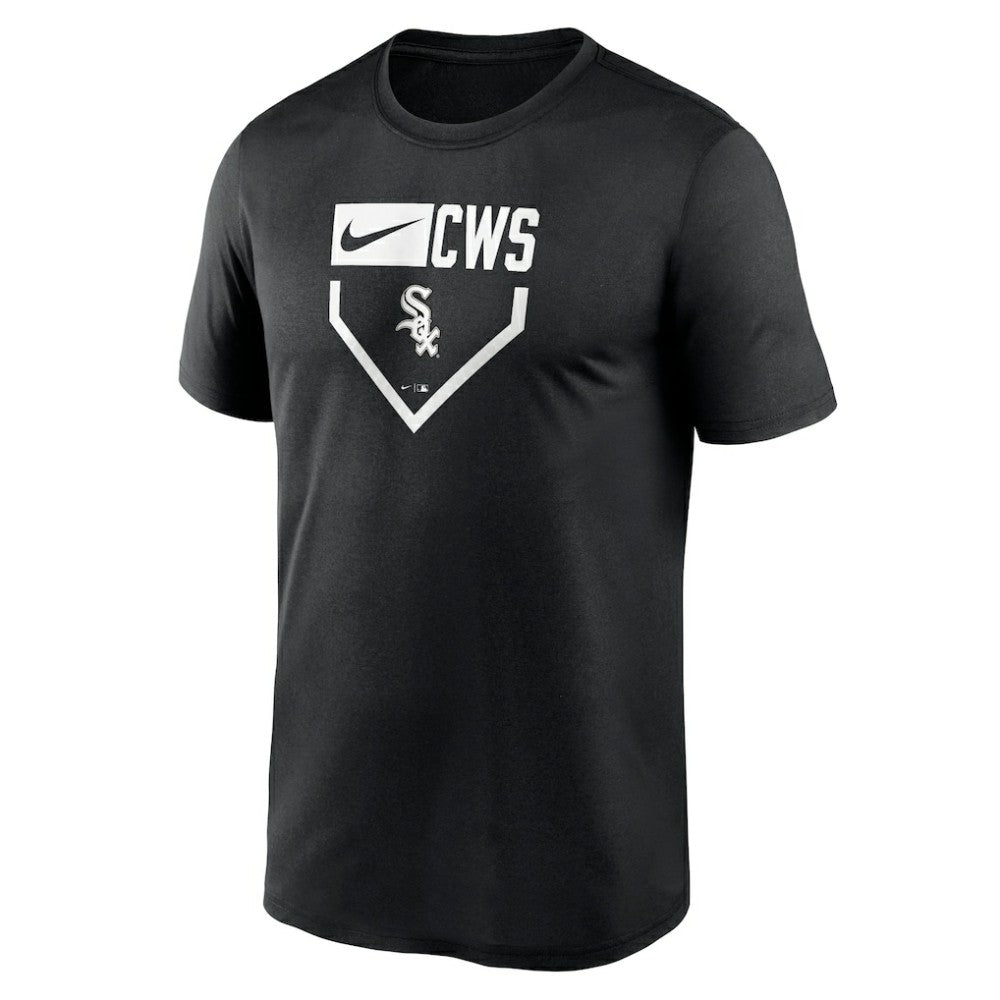 Chicago White Sox Home Plate Icon Legend Performance T-Shirt Black