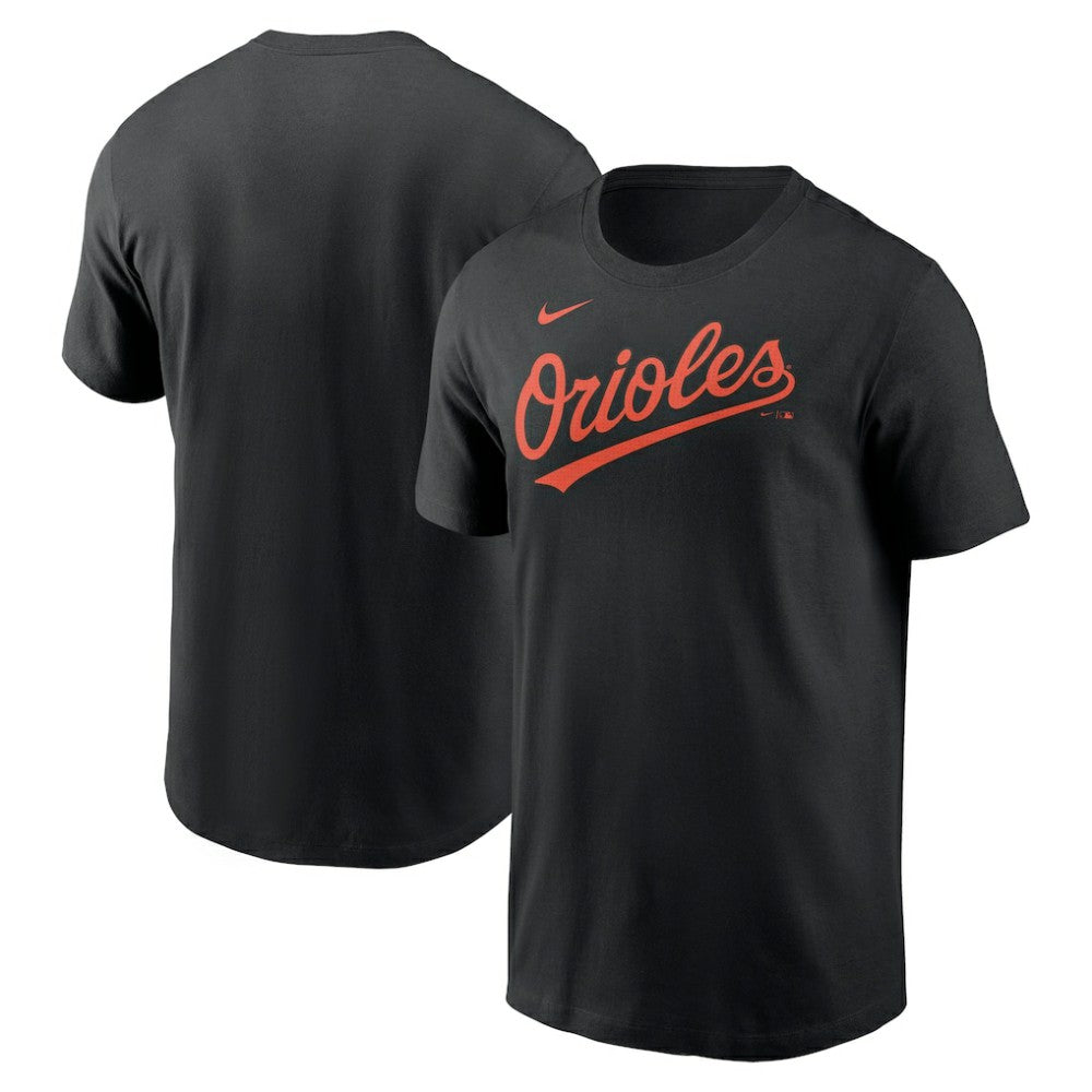 Baltimore Orioles Fuse Wordmark T-Shirt Black