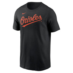 Baltimore Orioles Fuse Wordmark T-Shirt Black