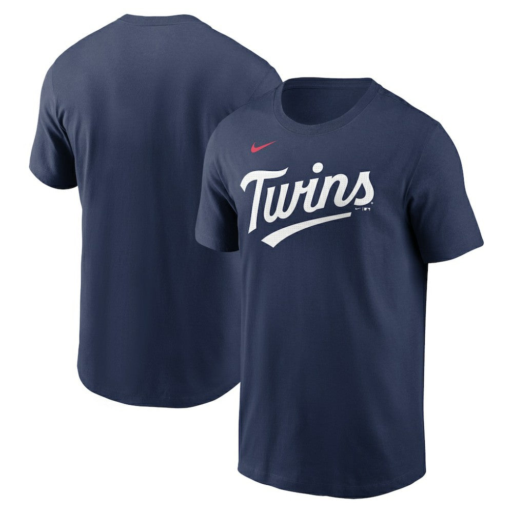 Minnesota Twins Fuse Wordmark T-Shirt Navy