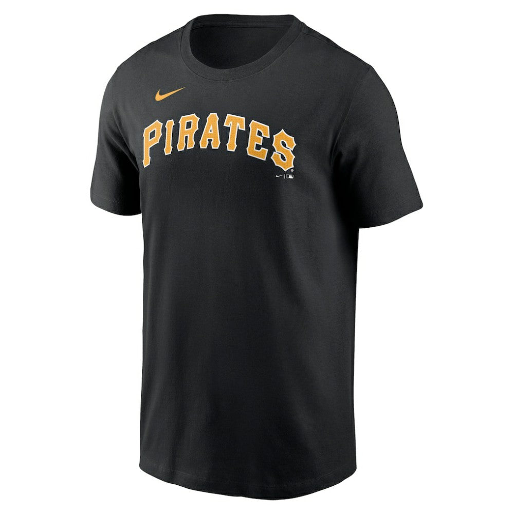 Pittsburgh Pirates Fuse Wordmark T-Shirt Black