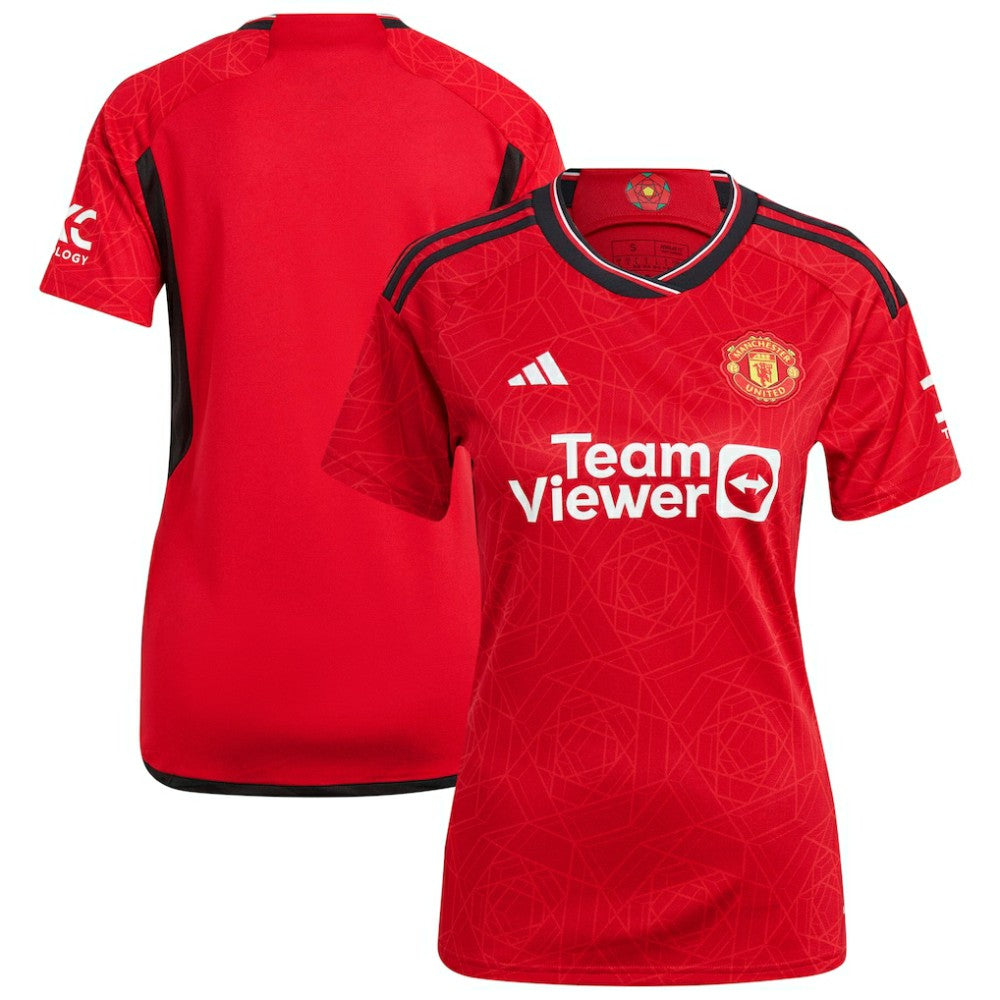 Manchester United Women's 2023/24 Home Replica Jersey - Red sale