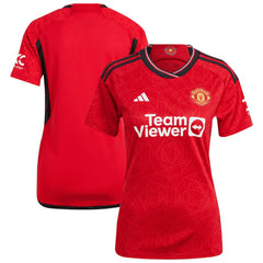 Manchester United Women's 2023/24 Home Replica Jersey - Red sale