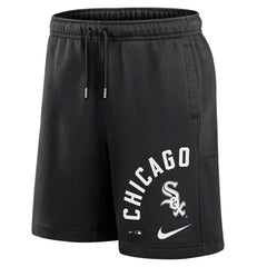 Chicago White Sox Arched Kicker Shorts Black