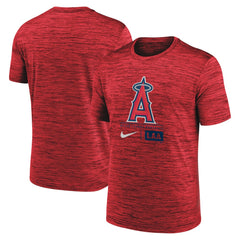 Los Angeles Angels Large Logo Velocity T-Shirt Red
