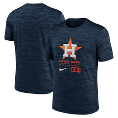 Houston Astros Large Logo Velocity T-Shirt Navy