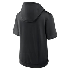 Chicago White Sox Tri Code Lockup Short Sleeve Pullover Hoodie Black