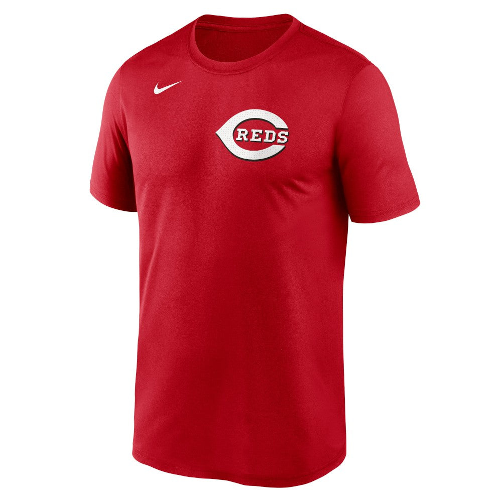 Cincinnati Reds Legend Fuse Wordmark T-Shirt  Red
