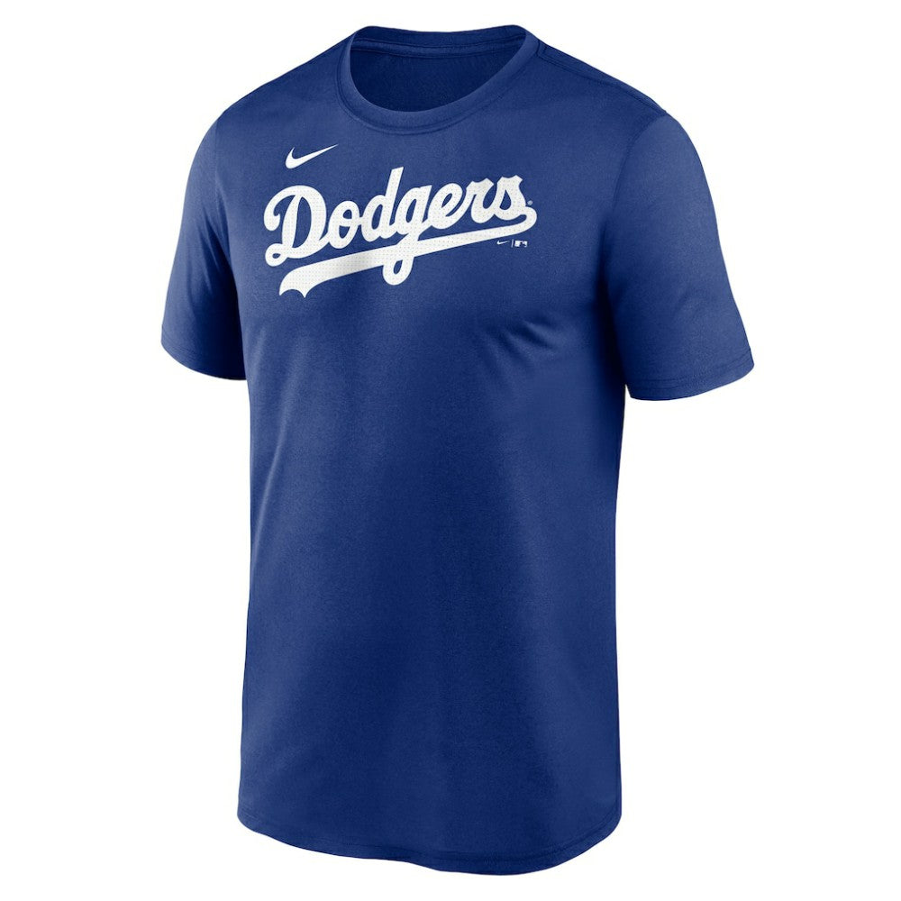 Los Angeles Dodgers Legend Fuse Wordmark T-Shirt  Royal