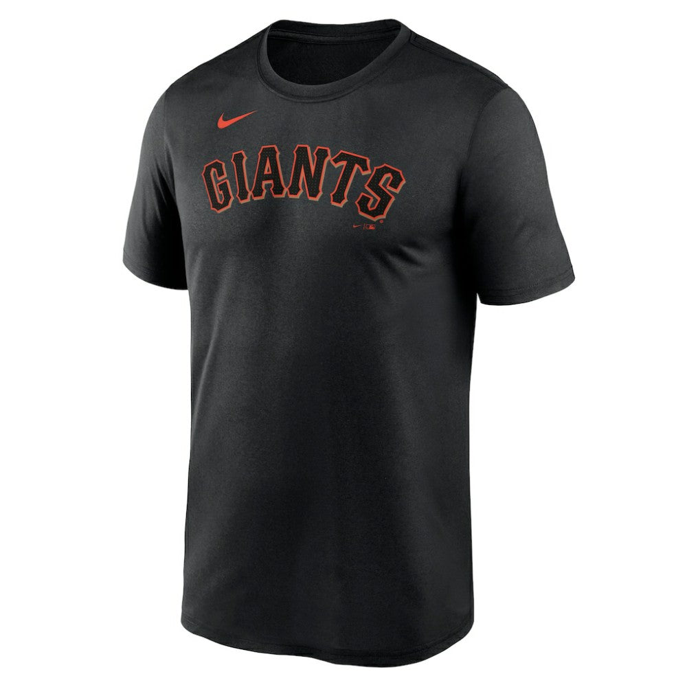 San Francisco Giants Legend Fuse Wordmark T-Shirt  Black