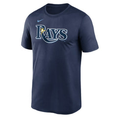 Tampa Bay Rays Legend Fuse Wordmark T-Shirt  Navy