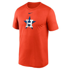 Houston Astros Legend Fuse Large Logo Dri-FIT T-Shirt Orange