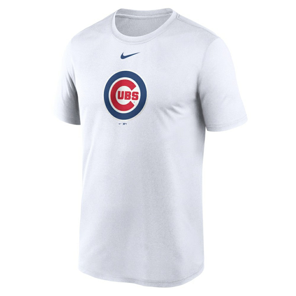 Chicago Cubs Legend Fuse Large Logo Dri-FIT T-Shirt White