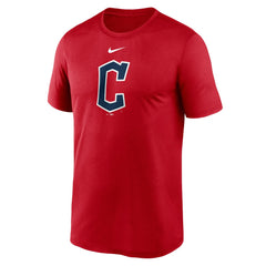 Cleveland Guardians Legend Fuse Large Logo Dri-FIT T-Shirt Red