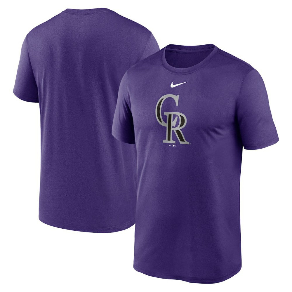 Colorado Rockies Legend Fuse Large Logo Dri-FIT T-Shirt Purple