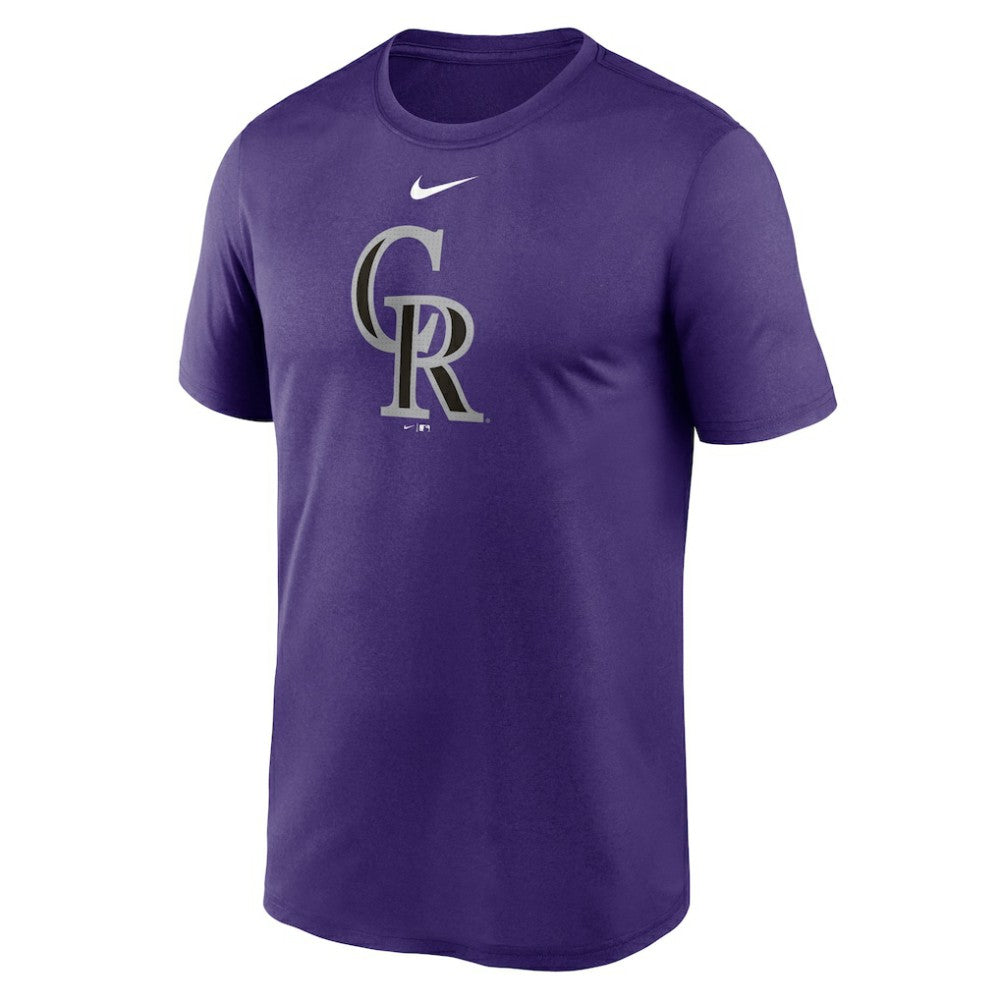 Colorado Rockies Legend Fuse Large Logo Dri-FIT T-Shirt Purple