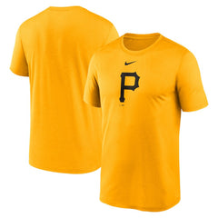 Pittsburgh Pirates Legend Fuse Large Logo Dri-FIT T-Shirt Gold