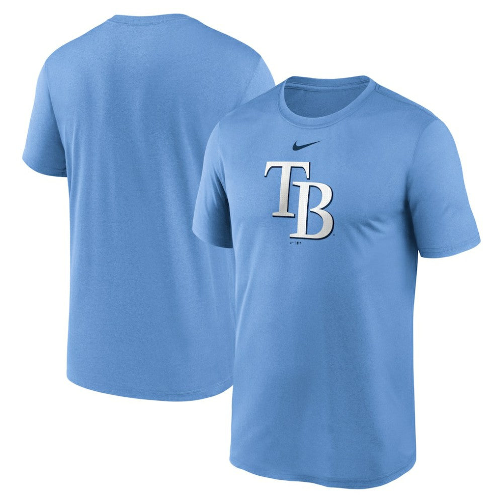 Tampa Bay Rays Legend Fuse Large Logo Dri-FIT T-Shirt Light Blue