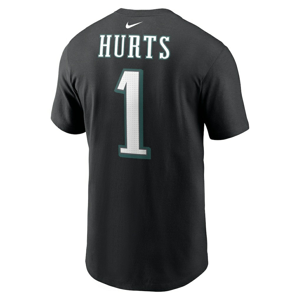 Jalen Hurts Philadelphia Eagles Player Name & Number T-Shirt - Black sale