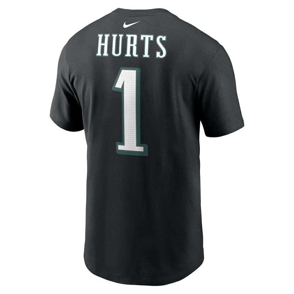 Jalen Hurts Philadelphia Eagles Player Name & Number T-Shirt - Black sale