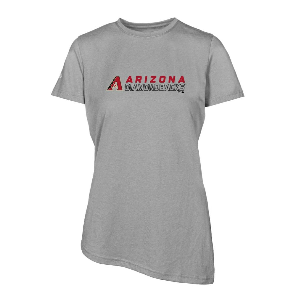 Arizona Diamondbacks Levelwear Women's Birch Chase T-Shirt Heather Gray