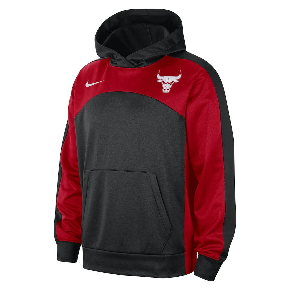 Chicago Bulls Authentic Starting Five Force Performance Pullover Hoodie - Black/Red for sale