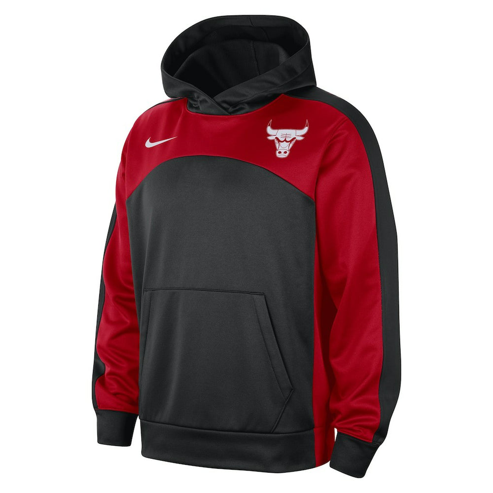 Chicago Bulls Authentic Starting Five Force Performance Pullover Hoodie - Black/Red for sale