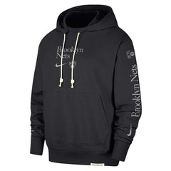 Brooklyn Nets Authentic Performance Pullover Hoodie - Black online