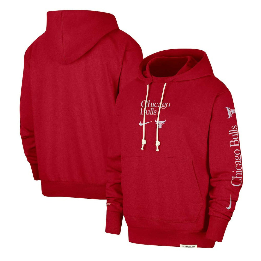 Chicago Bulls Authentic Performance Pullover Hoodie - Red cheap