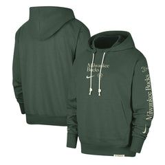 Milwaukee Bucks Authentic Performance Pullover Hoodie - Hunter Green outlet