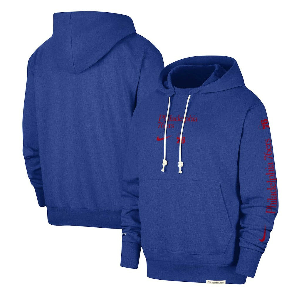 Philadelphia 76ers Authentic Performance Pullover Hoodie - Royal on sale