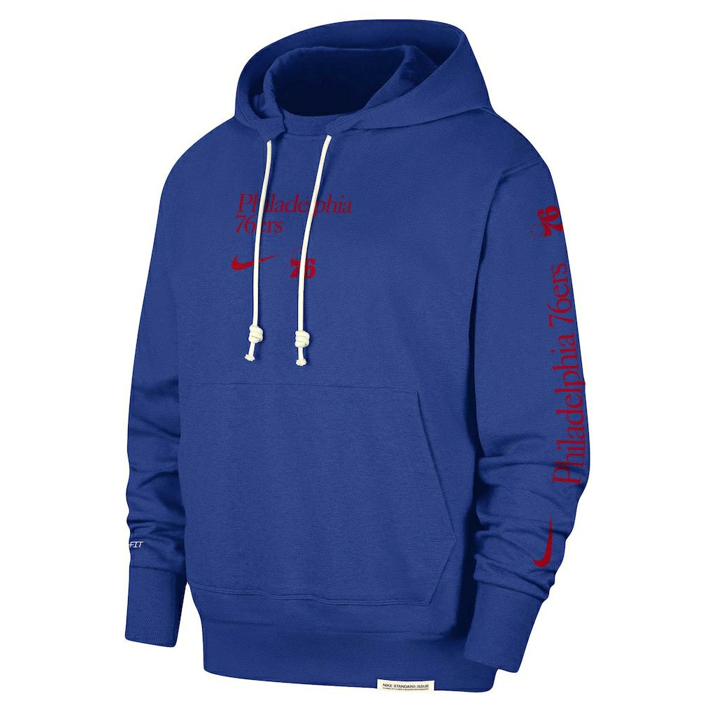 Philadelphia 76ers Authentic Performance Pullover Hoodie - Royal on sale