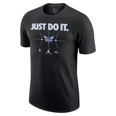 Charlotte Hornets Just Do It T-Shirt - Black shop