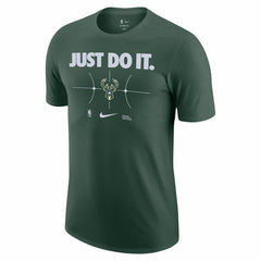 Milwaukee Bucks Just Do It T-Shirt - Hunter Green shop